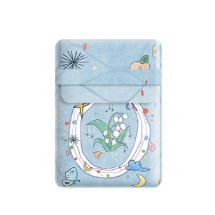 V-SION甜美图画笔记本电脑包适用于华为matebook14寸保护套联想小新pro16苹果macbook15.6竖版平板内胆包12寸