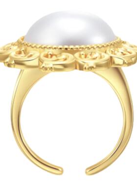 FLV繁花露珠戒指气质百搭