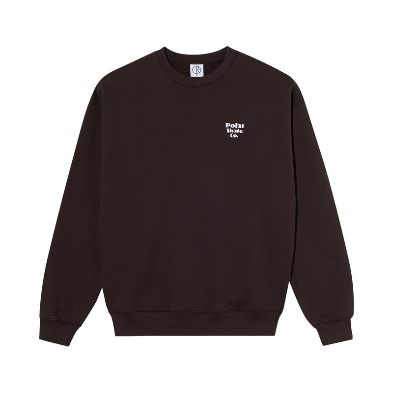 Polar Skate Co Dave Crewneck 纯棉简约运动滑板圆领宽松卫衣男