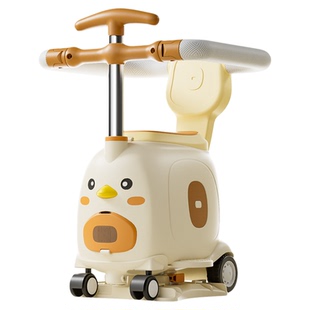 电动车儿童座椅可推行前置电瓶车宝宝收纳座椅婴儿小孩安全防侧翻