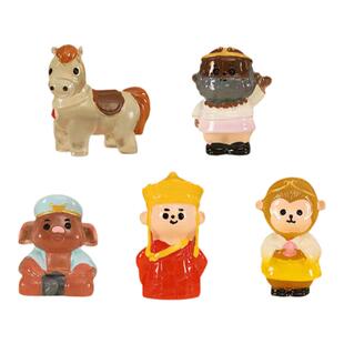 西游记唐僧师徒四人夜光仿真玩偶摆件发光白龙马荧光猪八戒小玩具