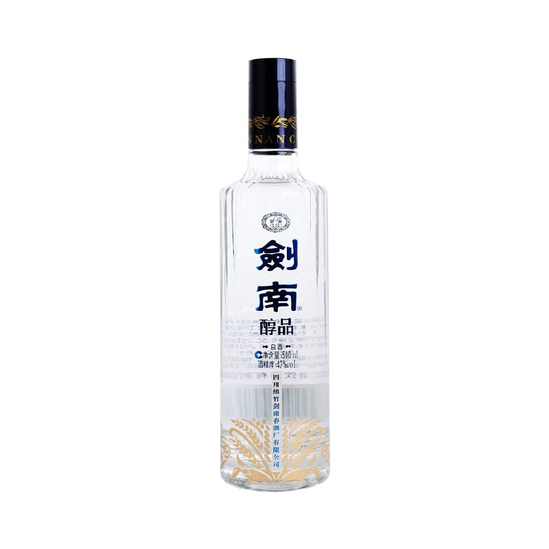 剑南春酒厂出品光瓶酒蓝剑南42度