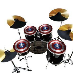 架子鼓消音垫静音垫橡胶鼓垫五鼓三镲四嚓七鼓隔音垫套装