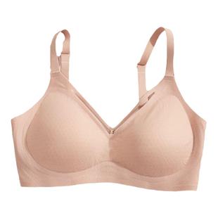 无钢圈固定杯无痕夏新款女士防下垂文胸不勒大胸显小直立棉防走光