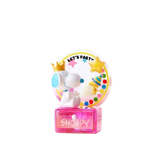 正版名创优品史努比派对主题系列盲盒潮玩手办可爱女生桌面摆件
