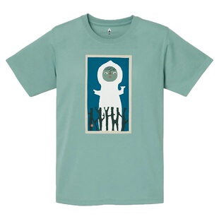 日本美山 montbell 2025夏女装设计师款透气速干防紫外线短袖T恤