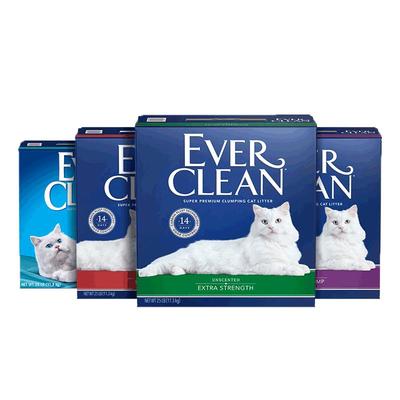 Everclean铂钻猫砂25磅矿砂