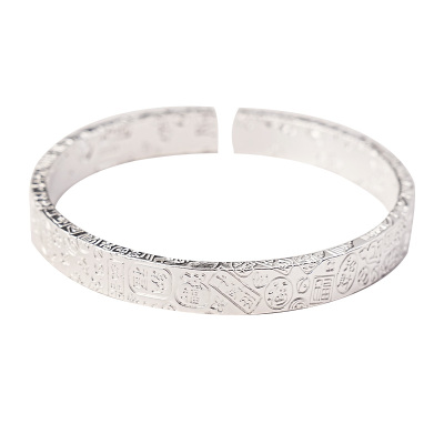 宫里上新999足银手镯纯银镯子