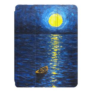 适用苹果ipadpro梵高油画air7风景2025新款mini6第10代11寸山峰2023版12.9三折式创意3带笔槽5平板4保护套壳