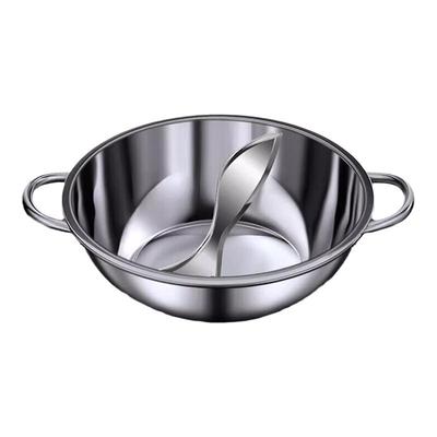 中诺国风316不锈钢加厚鸳鸯锅