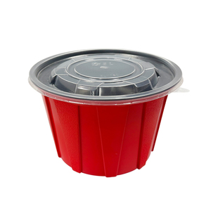 稷王谷1750ml圆(180径)*25套一次性饭盒餐盒外卖打包盒食品级餐碗