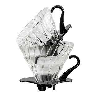 hario聪明杯v60滤杯咖啡滤杯玻璃陶瓷漏斗手冲咖啡壶过滤套装器具