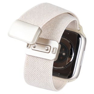 匠戴适用iwatch11表带苹果S11手表applewatch10新年红色尼龙S10编织磁吸SE3新款运动男11智能S9秋冬女款8高级