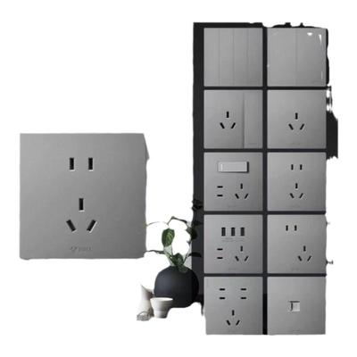 公牛三插15年无边框大板开关插座