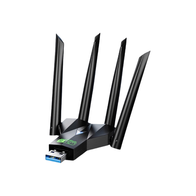 USB无线网卡台式机电脑千兆5G双频免驱动wifi6信号接收发射器笔记本高速网络信号放扩大增强器1300M无限网卡