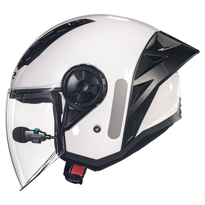 LS2摩托车电动车半盔赠蓝牙