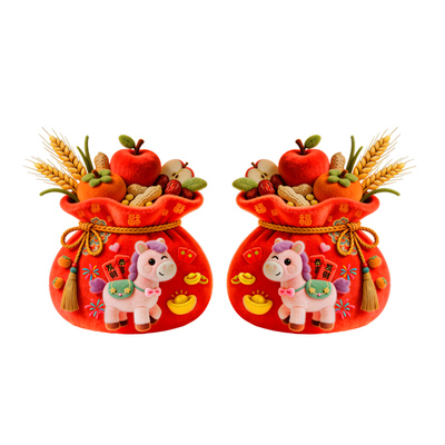 2026新春生肖福袋5D静电贴门窗贴