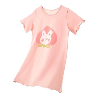 儿童睡裙夏季薄款女孩公主裙睡衣宝宝纯棉莫代尔中大童家居空调裙