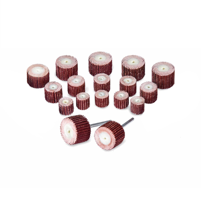 狮威活柄百叶轮磨头砂布轮百页轮电磨头木工金属打磨抛光页轮