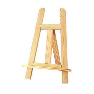 桌面画架儿童家用迷你小木架台式展示架画板支架桌上装饰实木素描便携式数字户外专用手机支架简易油画摆放架