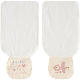 童泰婴儿吸汗巾纯棉初生宝宝垫背巾全棉隔汗巾儿童拍嗝巾2件装
