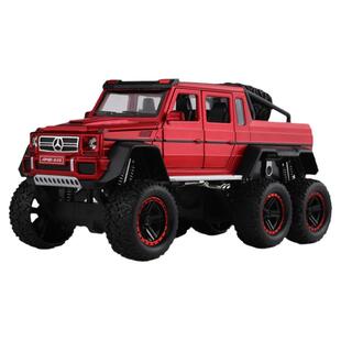 奔驰AMG汽车模型合金G63越野车六轮皮卡车仿真儿童玩具车男孩摆件