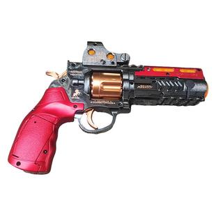 儿童玩具枪宝宝声光冒烟喷雾左轮手枪振动伸缩3-6岁2男孩电动玩具