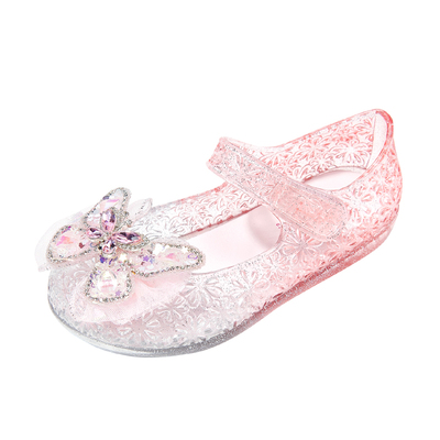 芭比童鞋女童果冻凉鞋2026新款