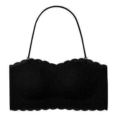 歌力诺防走光挂脖无肩带美背抹胸