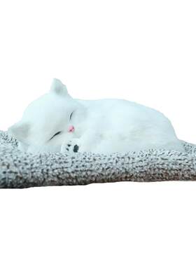 摆件毛绒小动物仿真猫咪饰品
