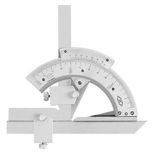 钣金折弯角度尺不锈钢游标卡尺量角器万用高精度精密角尺0-320度