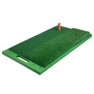 PGM 室内高尔夫球打击垫 手提式练习垫 家庭练习网挥杆切杆练习器