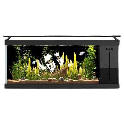 德克桌面溪流缸生态鱼缸