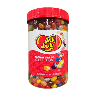 美国直邮Jelly Belly/吉力贝什锦糖豆水果糖夹心彩虹糖多口味零食