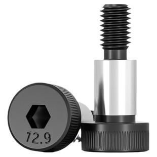 天卓五金12.9级内六角塞打螺丝钉 等高轴肩凸肩限位螺栓M5M6M16mm