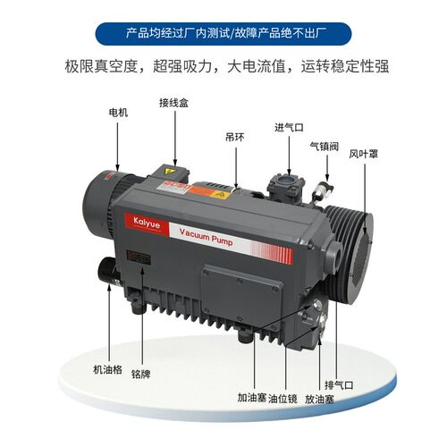 工厂定制XD-100 220V 单级旋片真空泵工业用CNC精雕机抽真空油泵