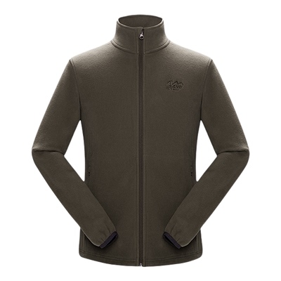 奥索卡户外抓绒夹克 2024秋冬新款登山徒步超轻开衫外套 318747