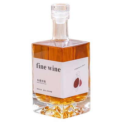 高颜值果酒瓶空瓶密封玻璃瓶
