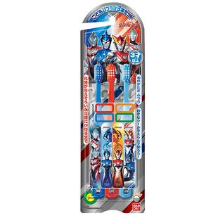 日本制3支装卡通幼儿园小学生艾莎儿童牙刷小黄人宝宝牙刷3-12岁