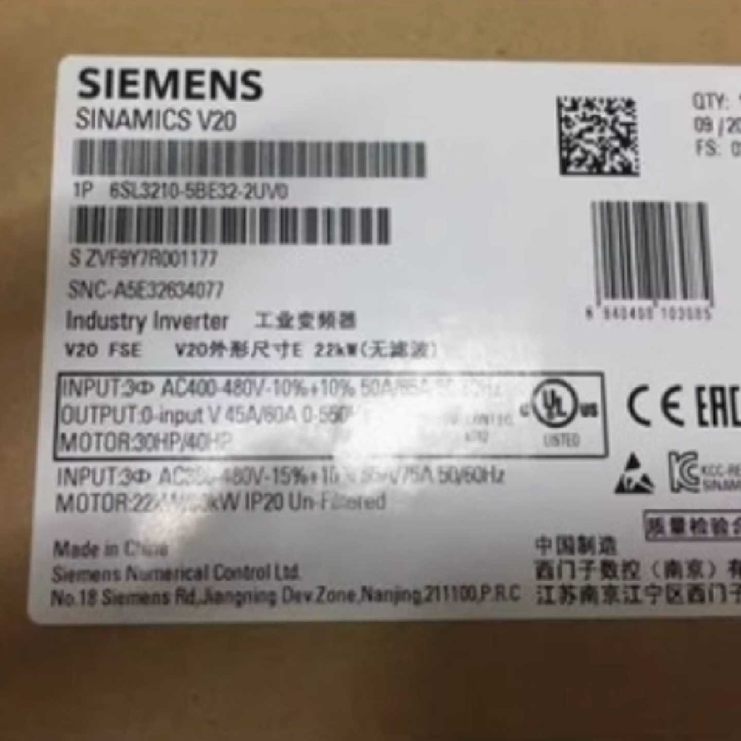 议价西门子6SL3210-5B排针/排母