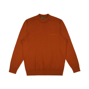 【100%绵羊毛】Raidy Boer/雷迪波尔男刺绣半高领羊毛衫毛衣5082