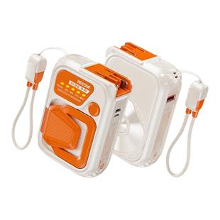 【新国标3C认证】WEKOME充电宝自带线插头三合一20000毫安大容量Magsafe磁吸无线快充适用iPhone17苹果16华为