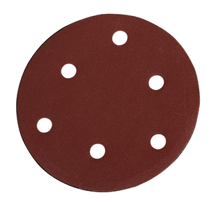 藤原气动打磨机配件干磨砂纸5寸植绒吸盘气磨砂纸抛光打磨片