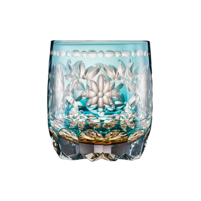 AURA'S江户切子限量高端轻奢手雕水晶玻璃杯威士忌酒杯洋酒杯送礼