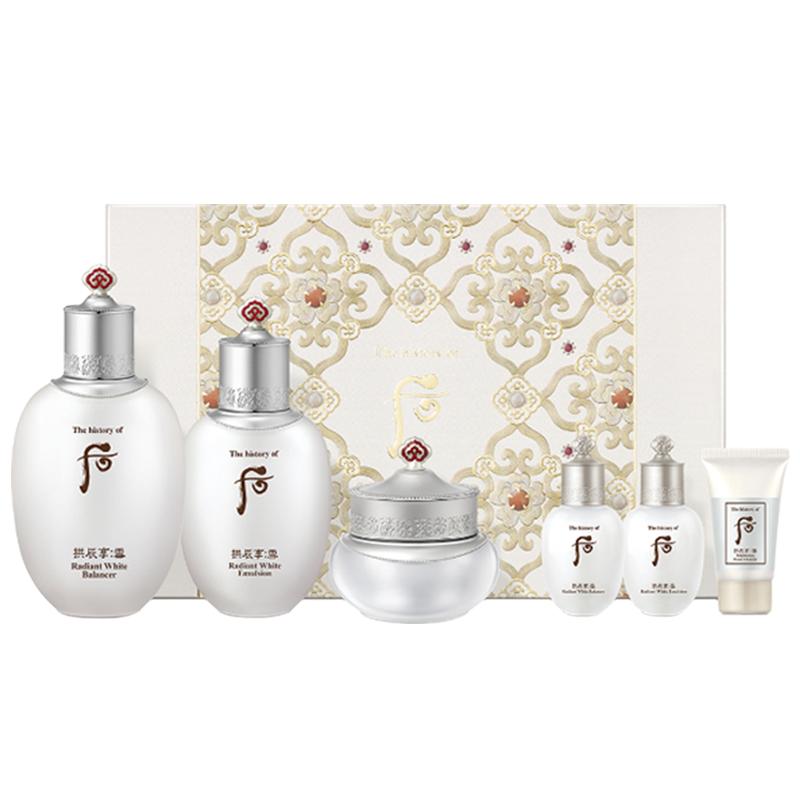 【自营】Whoo/后拱辰享雪水乳面霜套盒提亮肤色补水保湿紧致正品