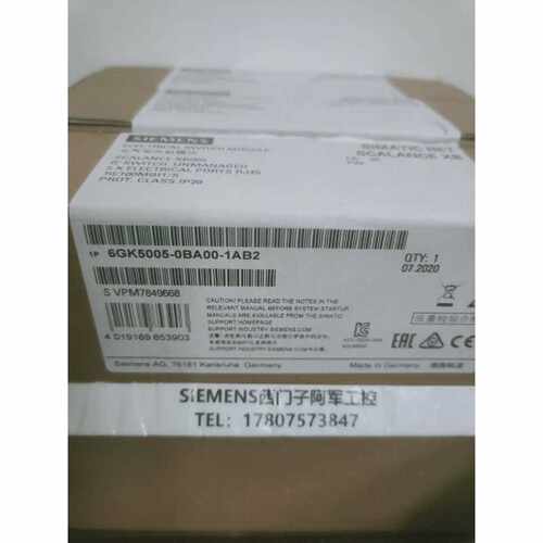 议价6GK5005 6GK5 005-0BA00-1AB2 西门子SCALANCEXB005以太网交