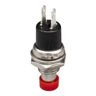 PBS-110 PB05A小型圆形按钮2脚自复位自锁键电源开关铜脚5/7/10MM