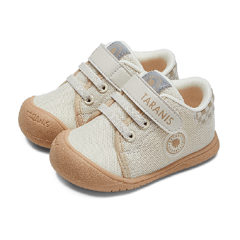 泰兰尼斯春季时尚男女童婴幼儿软底学步鞋宝宝圆头休闲舒适机能鞋