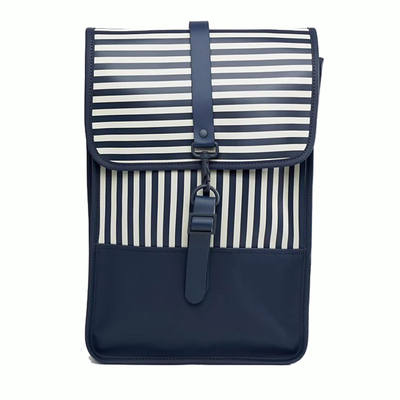 Rains英国条纹防雨双肩包