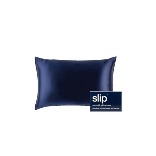 slip Queen/Standard Pure Silk Pillowcase In Navyrevolve时尚